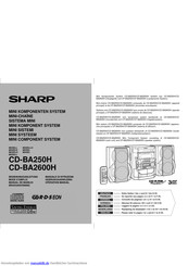 Sharp CD-BA2600H Bedienungsanleitung