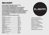 Sharp EL-2607PC Bedienungsanleitung