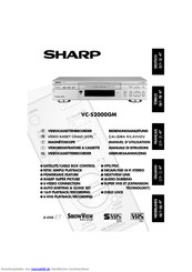 Sharp VC-S2000GM Bedienungsanleitung
