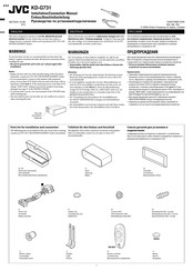 JVC KD-G731 Installationsanleitung