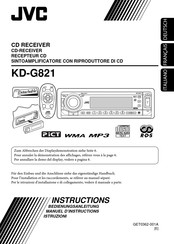 JVC KD-G821 Bedienungsanleitung