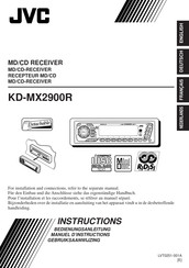 JVC KD-MX2900R Installationsanleitung