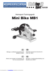Christopeit Sport Mini Bike MB1 Montageanleitung Und Bedienungsanleitung
