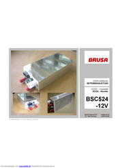 Brusa BSC524-12V Betriebsanleitung