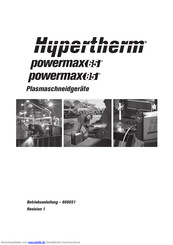 Hypertherm powermax 85 Betriebsanleitung