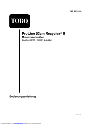 Toro Recycler II Bedienungsanleitung