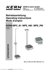 KERN MPC-M Betriebsanleitung