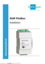 INSYS SGM PilotBox Benutzerhandbuch