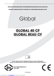 Dru GLOBAL BEAU CF Bedienungs Und Installationsanleitung Handbuch