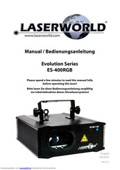 Laserworld Evolution ES-400RGB Bedienungsanleitung