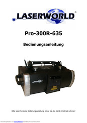 Laserworld Pro-300R-635 Bedienungsanleitung