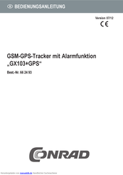 Conrad Electronic GX103 + GPS Bedienungsanleitung