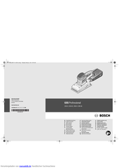 Bosch GSS Professional 280 AE Originalbetriebsanleitung