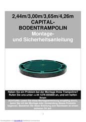Capitalplay CAPITAL In-ground trampoline Montageanleitung