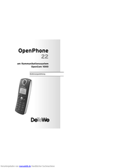 DETEWE OpenPhone 22 Bedienungsanleitung
