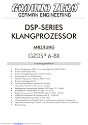 Ground Zero GZDSP 6-8X Anleitung