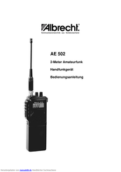 Albrecht AE 502 Bedienungsanleitung