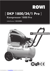 Rowi 1 02 03 0045 Originalbetriebsanleitung