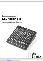 The t.mix Mix 1832 FX Bedienungsanleitung