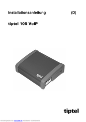 TIPTEL 105 VoIP Installationsanleitung