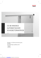 Dorma CS 80 MAGNEO Montageanleitung