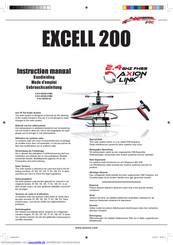 Axion EXCELL 200 Gebrauchsanleitung