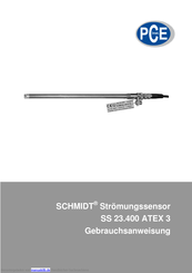 PCE Instruments SCHMIDT SS 23.400 ATEX 3 Gebrauchsanweisung