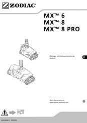 Zodiac MX 8 PRO Gebrauchsanleitung