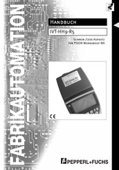 Pepperl+Fuchs IVT-HH9-R5 Handbuch