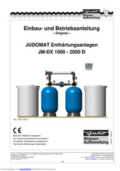 Judo JM-DX 1000 D Betriebsanleitung