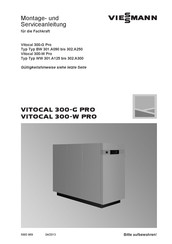 Viessmann Vitocal 300-G Pro BW 301.A090 Montageanleitung