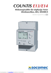 socomec COUNTIS E14 Bedienungsanleitung