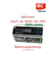 IBC SolControl LIGHT+20 Bedienungsanleitung