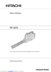 Hitachi RB 36DL Bedienungsanleitung