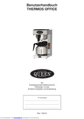 Coffee Queen THERMOS OFFICE Benutzerhandbuch