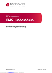 Beckmann EMS-335 Bedienungsanleitung