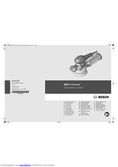 Bosch GEX Professional150 AVE Originalbetriebsanleitung