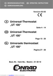 Conrad Electronic UT 100 Bedienungsanleitung