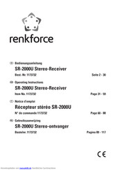 Renkforce SR-2000U Bedienungsanleitung