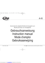 IBP A 43 Gebrauchsanweisung