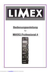 LIMEX MIKRO Professional 4 Bedienungsanleitung
