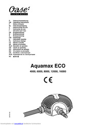 Oase Aquamax ECO 16000 Gebrauchsanweisung