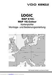 VDO Logic map 10E Montageanleitung Und Bedienungsanleitung