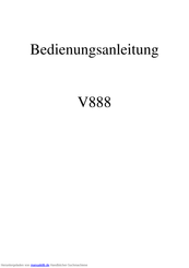 Pro’s Pro V888 Bedienungsanleitung