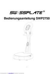 Swissplate SWP2750 Bedienungsanleitung