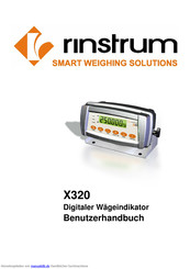 Rinstrum X320 Benutzerhandbuch