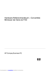 HP dc7700 Serie Referenzhandbuch