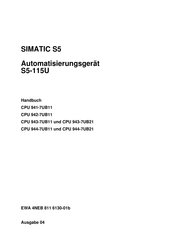 Siemens S5-115U Handbuch