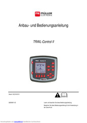 Muller Elektronik TRAIL-Control II Anbau- Und Bedienungsanleitung
