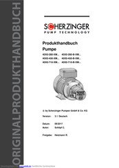 Scherzinger 30X0-045-XM-18 Serie Originalprodukthandbuch